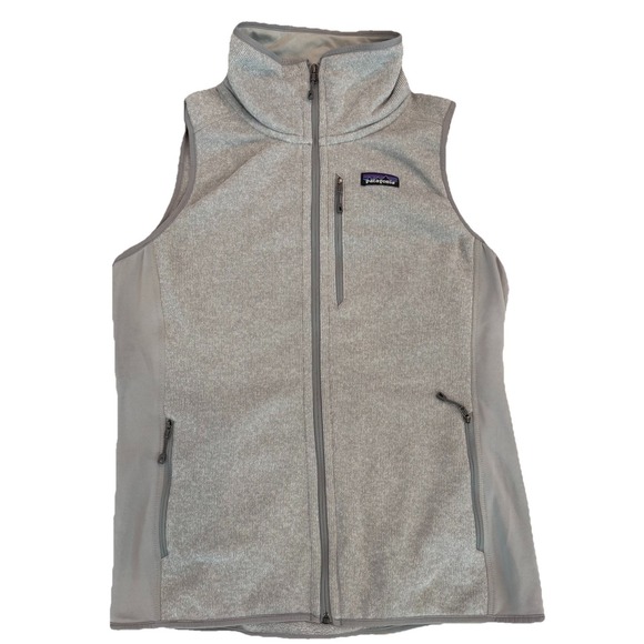 Patagonia Jackets & Blazers - Patagonia Women's Full-Zip Fleece Vest - Size Large - Gray Excellent Knit